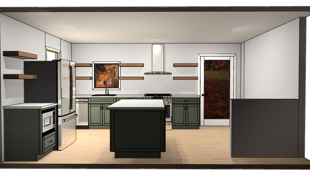 Cabin Kitchen Remodel&nbsp;Plans